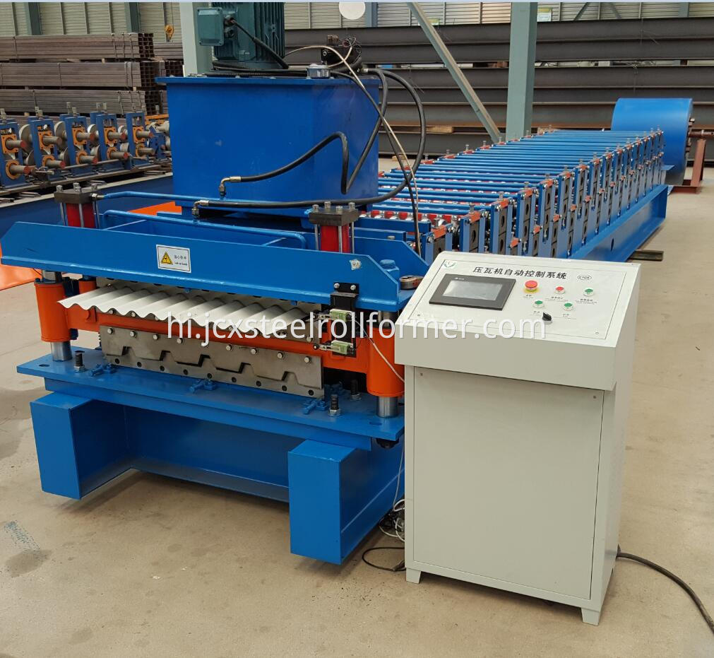 double layer roof sheet roll making machine